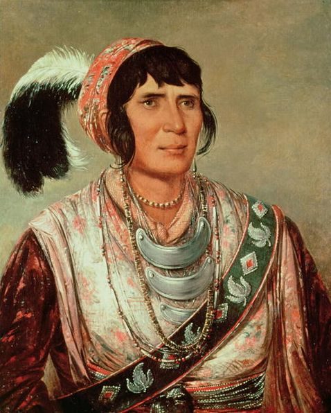 George Catlin's 1838 oil portrait of the Seminole war leader Osceola